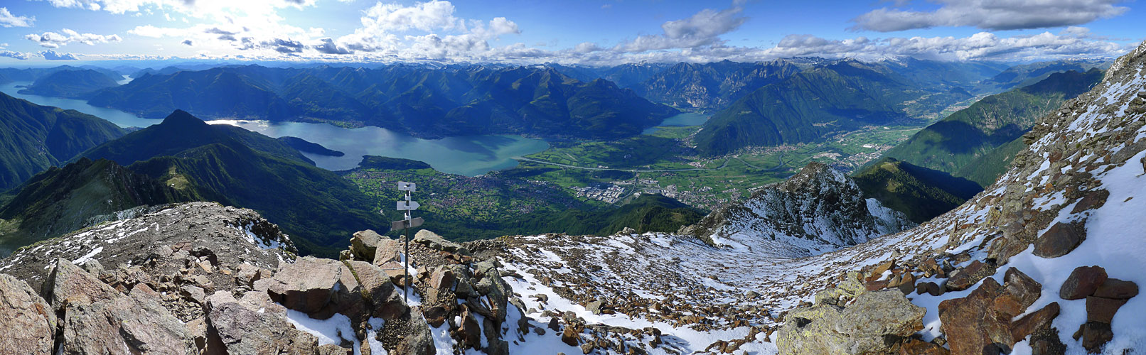 Panorama vom Monte Legnone