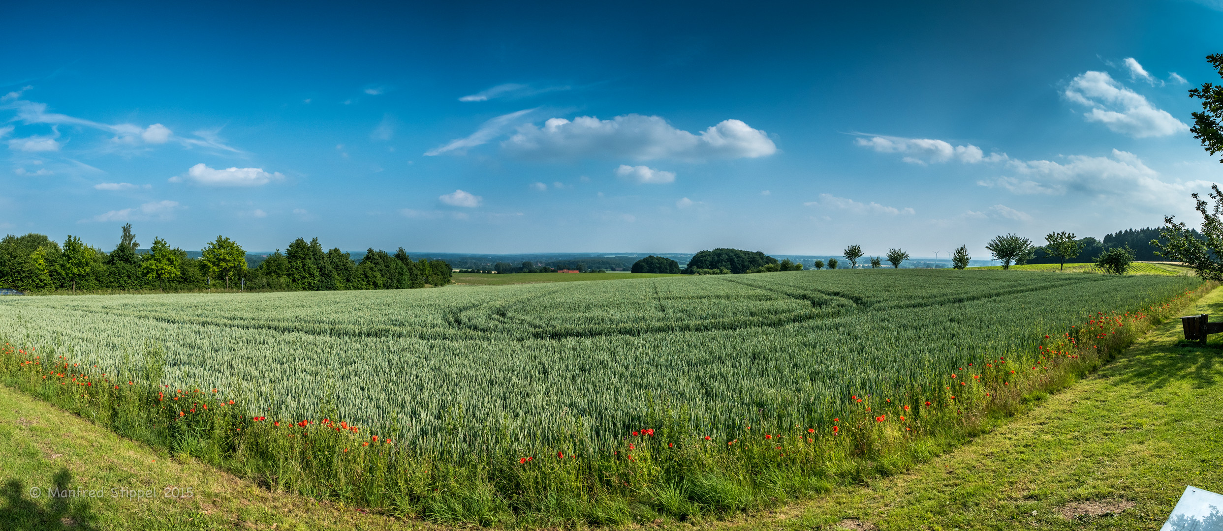 Panorama vom Münsterland