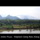 Panorama vom Nam Khan River in der Nähe vom Lao Spirit Resort