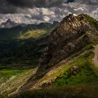 Panorama vom Nebelhorn in Richtung Hochvogel