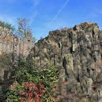 Panorama vom Ostry Gipfel in Böhmen vom 16.09. 2018 und...