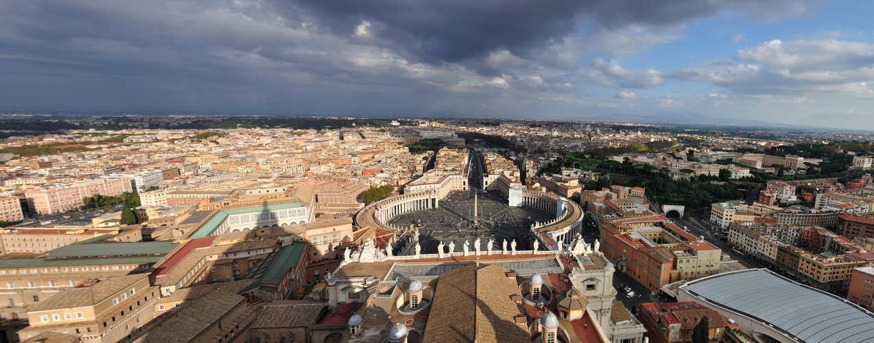 Panorama vom Petersdom