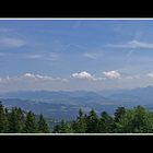 Panorama vom Pfänder Richtung Alpen