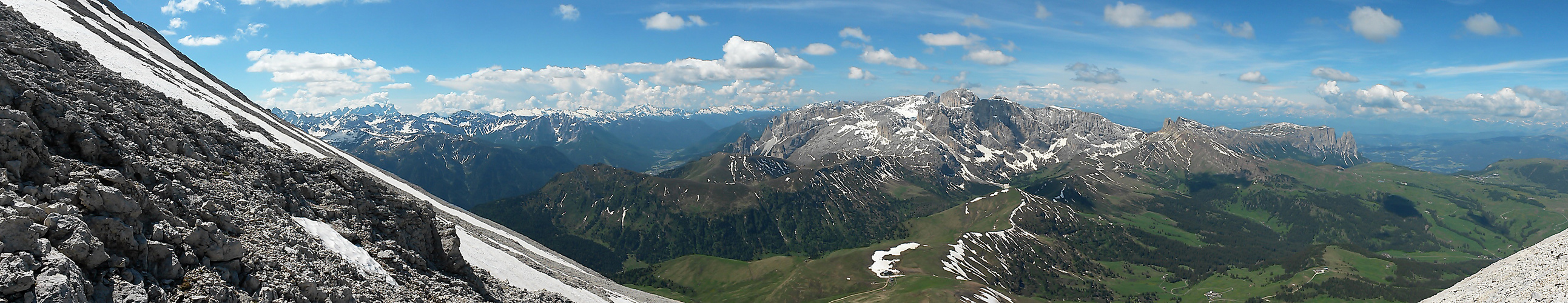 Panorama vom Plattkofel