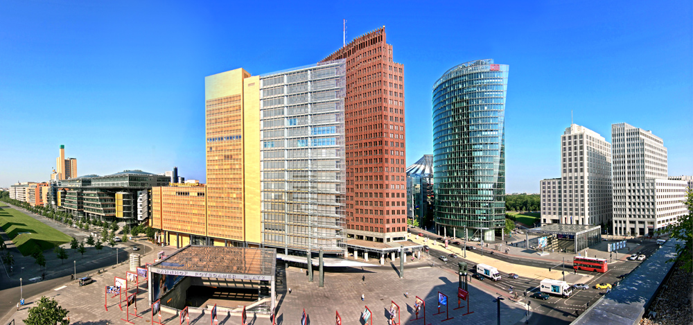 Panorama vom Potsdamer Platz