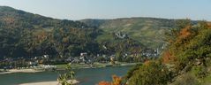 Panorama vom Rheinsteig auf Bacharach