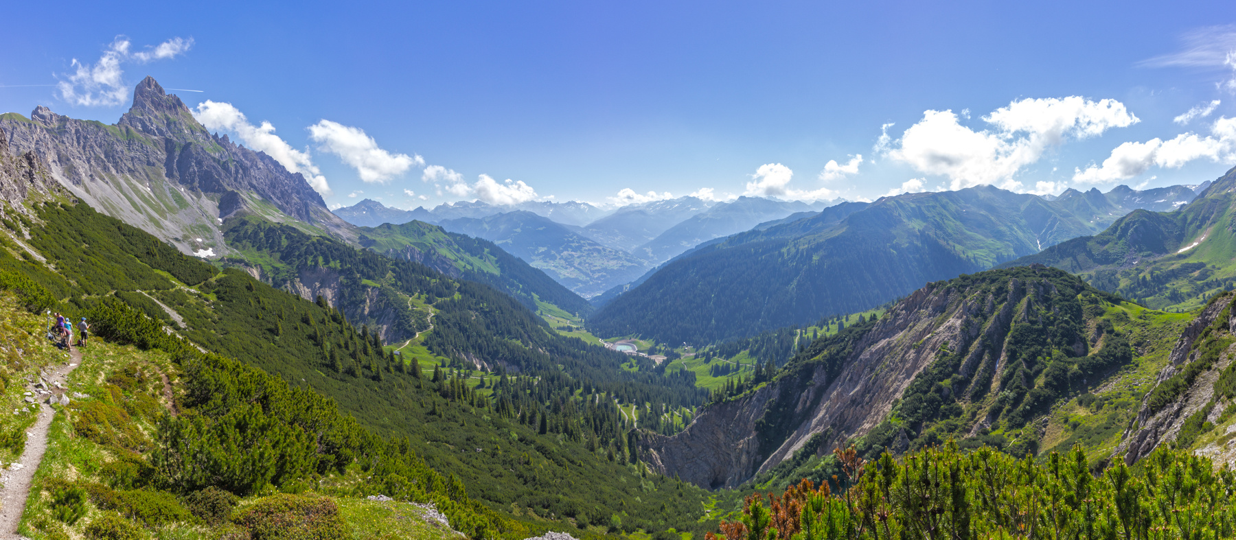 Panorama vom Saulajoch