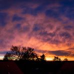 Panorama vom Sonnenaufgang heute Morgen