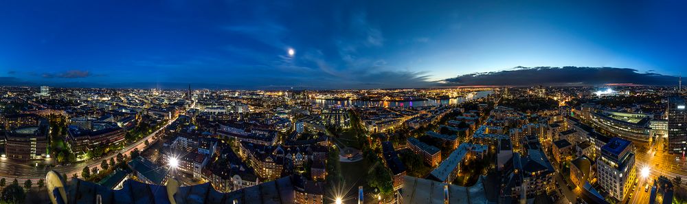 Panorama vom St. Michel, Hamburg