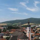 Panorama vom Stadtturm der Stadt Furth im Wald