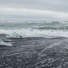 Panorama vom Strand Jökulsárlón