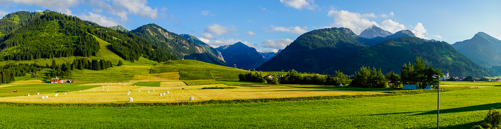 Panorama vom Tannheimer Tal