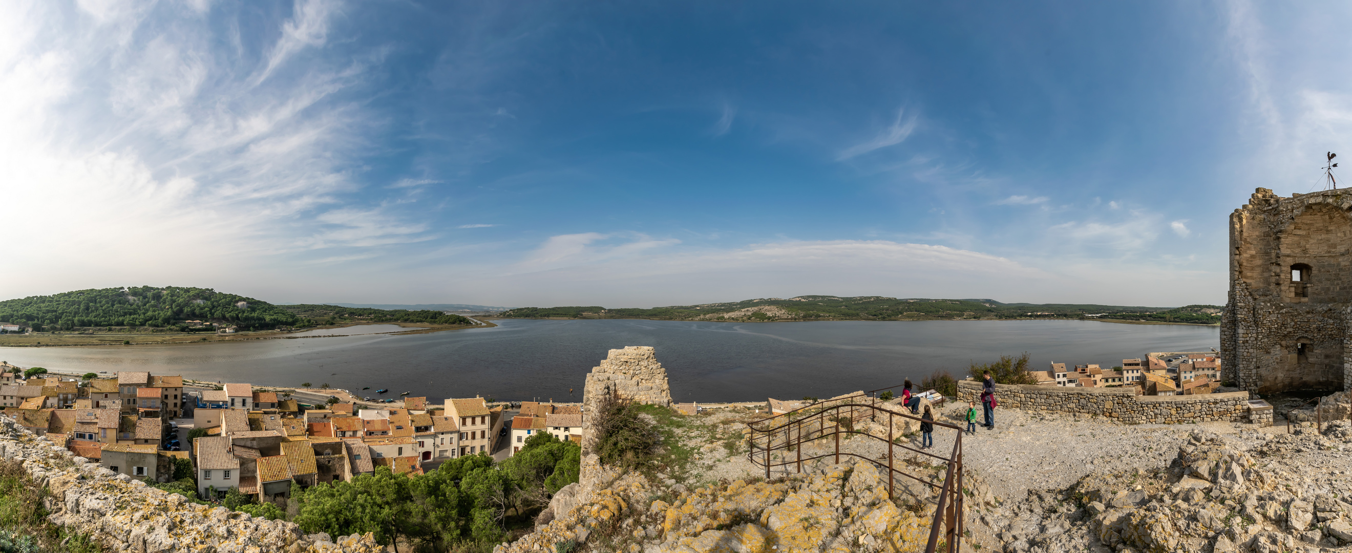 Panorama vom Tour Barberousse, Gruissan