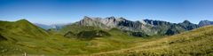 Panorama vom Vilan auf den Falknis und Schesaplana