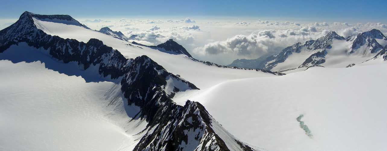 Panorama vom Wilden Pfaff Richtung Becherhaus