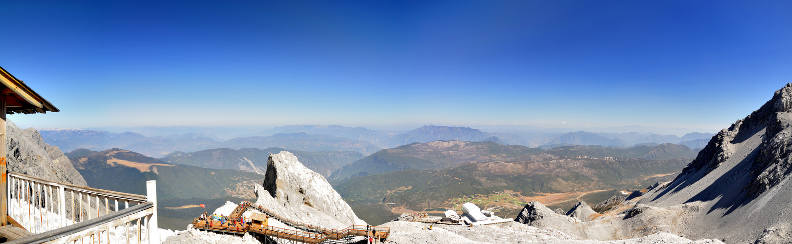 Panorama vom Yulongxueshan