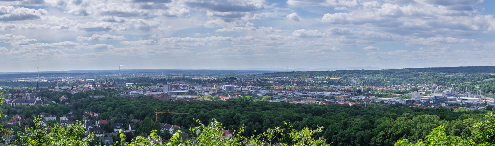 Panorama von Aschaffenburg