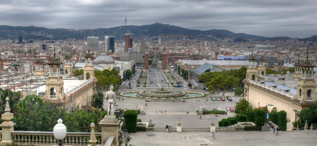 Panorama von Bacelona im September 07