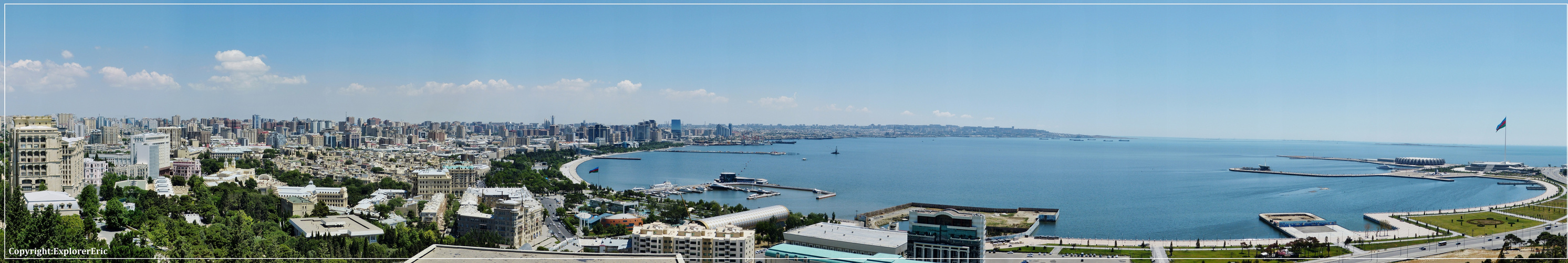 Panorama von Baku......