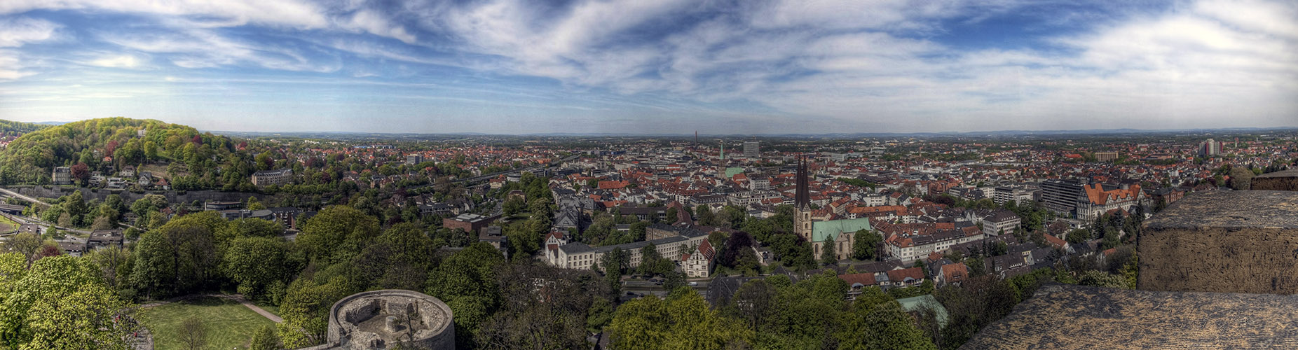 Panorama von Bielefeld - HDR