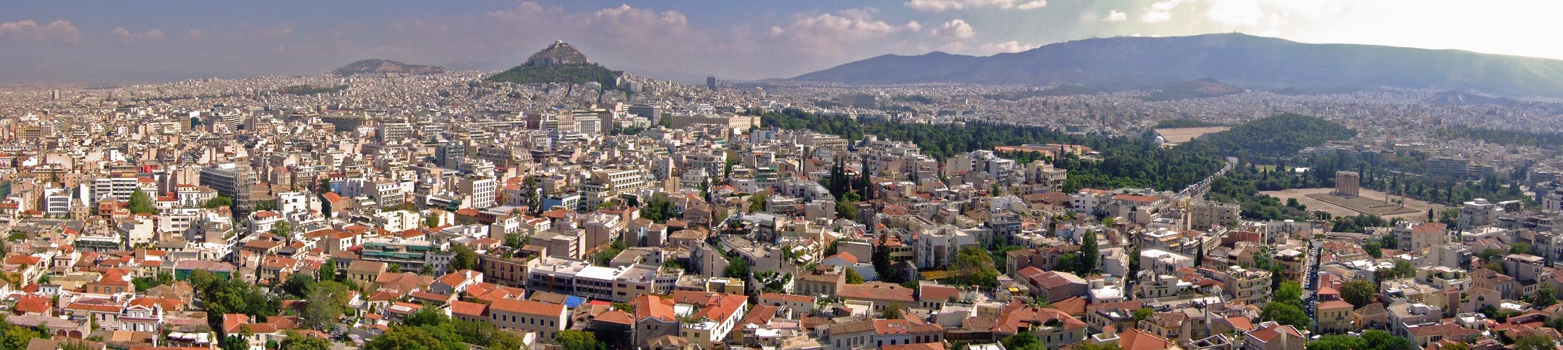 Panorama von der Akropolis