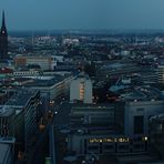 Panorama von der Alster bis zum Dom