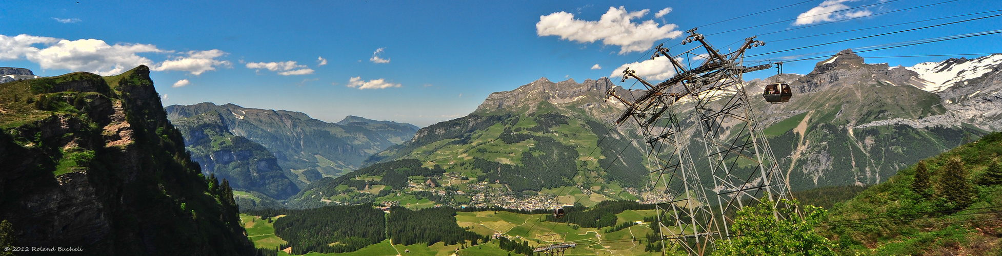 Panorama von der Bergstation Trüebsee