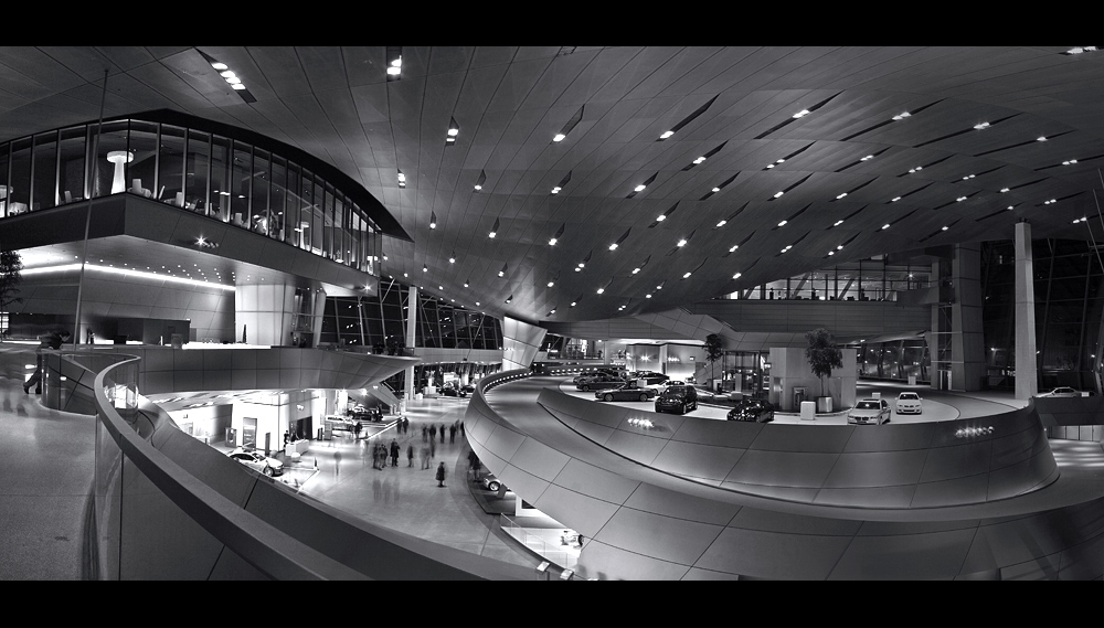 Panorama von der BMW Welt