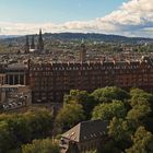 Panorama von der Burg in Edinburgh