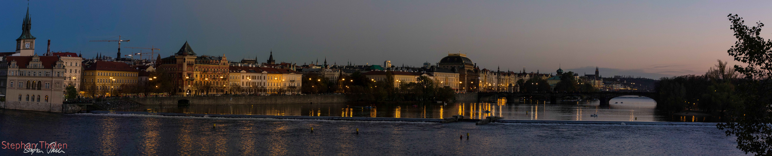 Panorama von der goldenen Stadt Prag