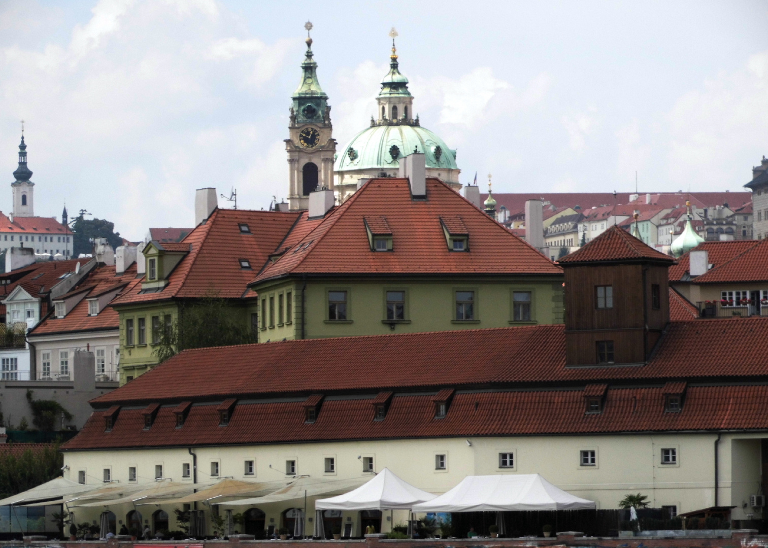 Panorama von der Karlsbrücke Prag