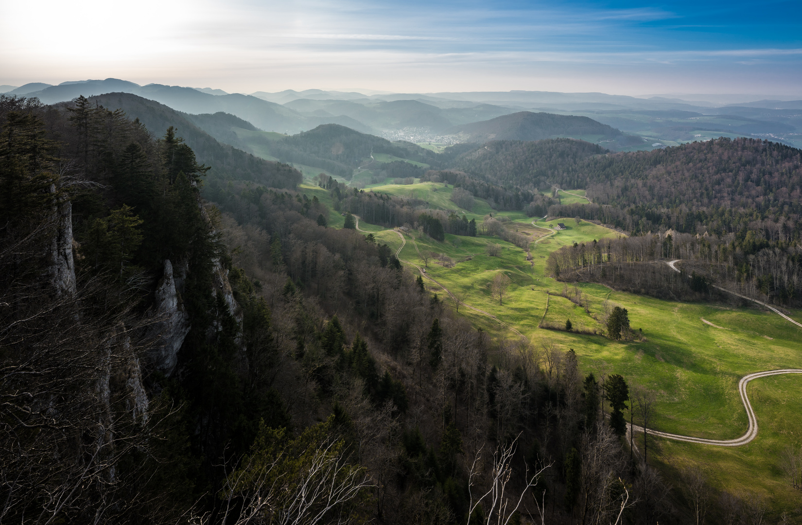 Panorama von der Lauchflue (1050 m)