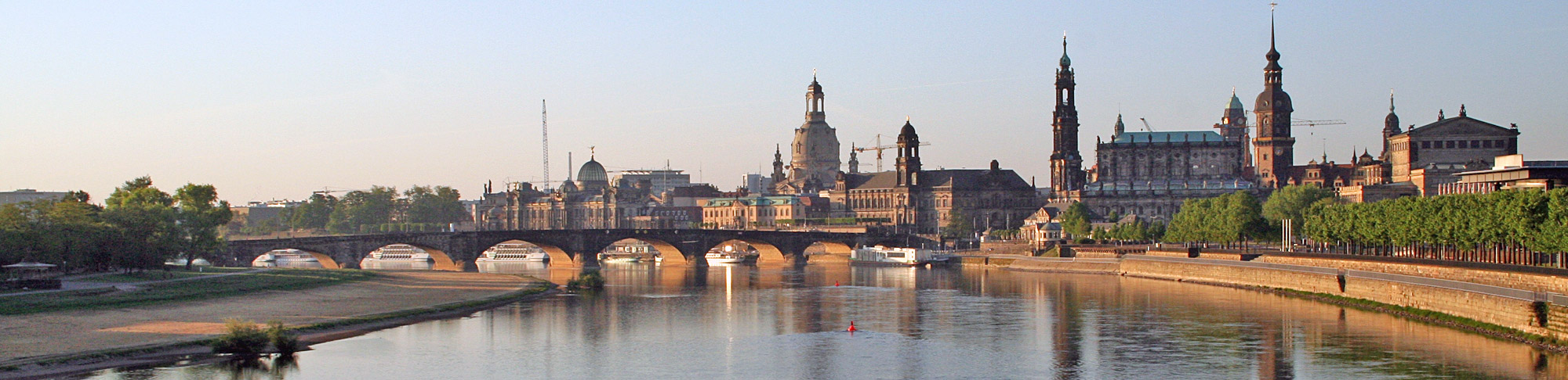 Panorama von der Marienbrücke aus