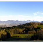 Panorama von der Neubichler Alm zum Johanneshögl