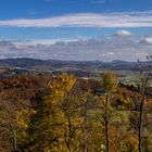 Panorama von der Nürburg ins Tal