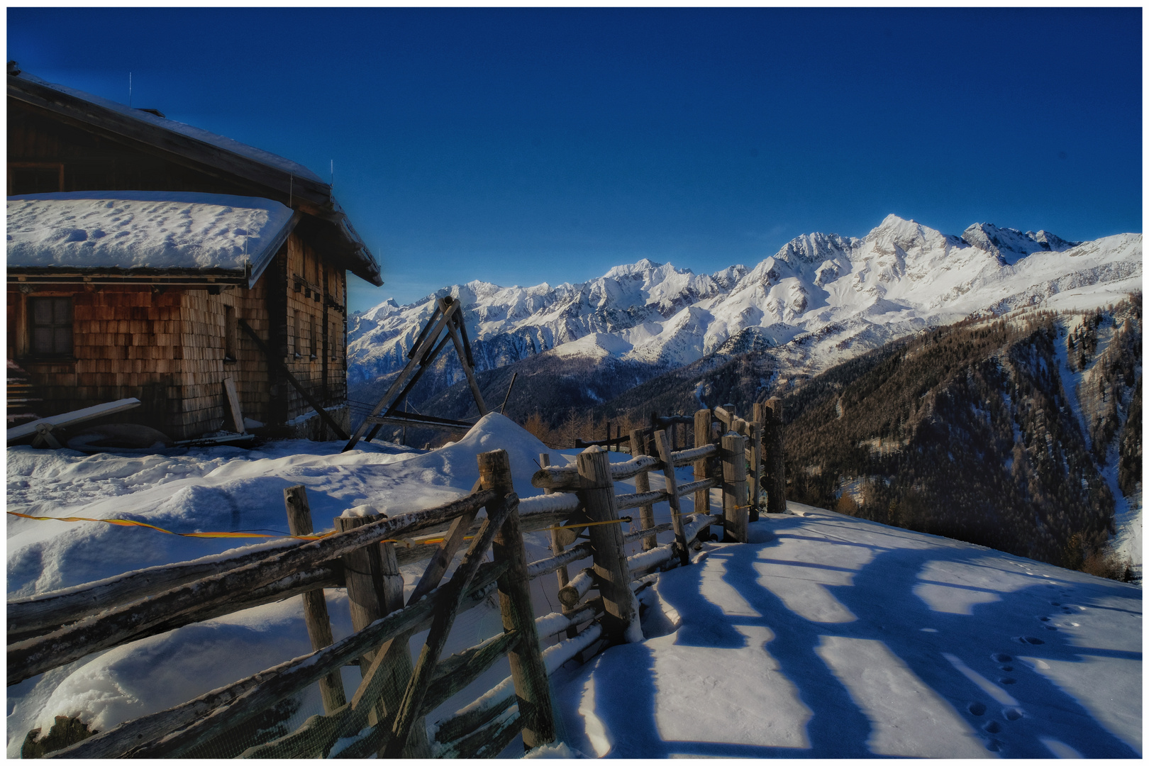 Panorama von der Stegeralm, Prettau, Südtirol