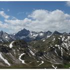 Panorama von der Steinkarspitze mit Blick auf den Hochvogel_Tannheim