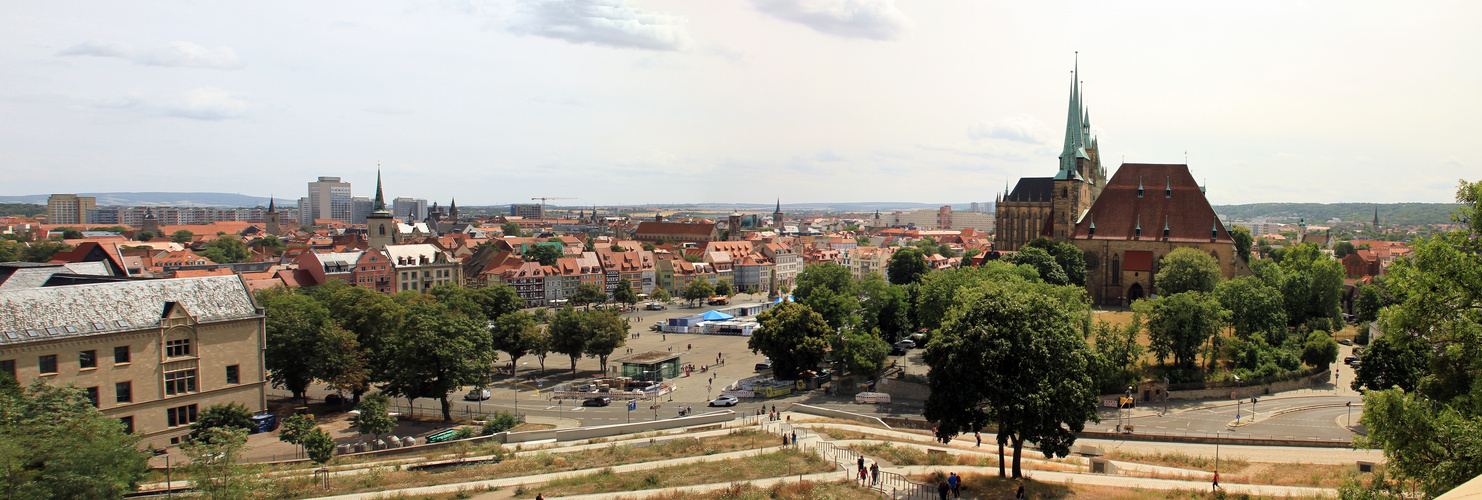 Panorama von Erfurt