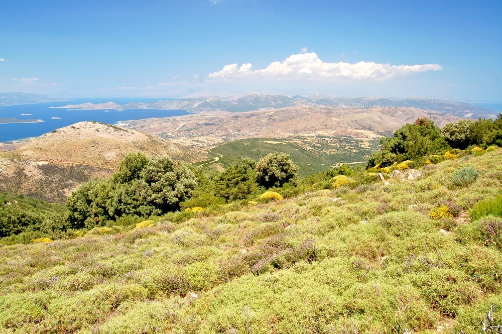 Panorama von Euböa