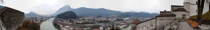 Panorama von Festung Kufstein