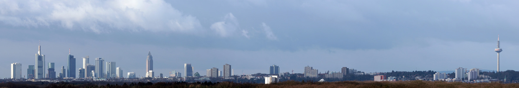 Panorama von Frankfurt am Main @day