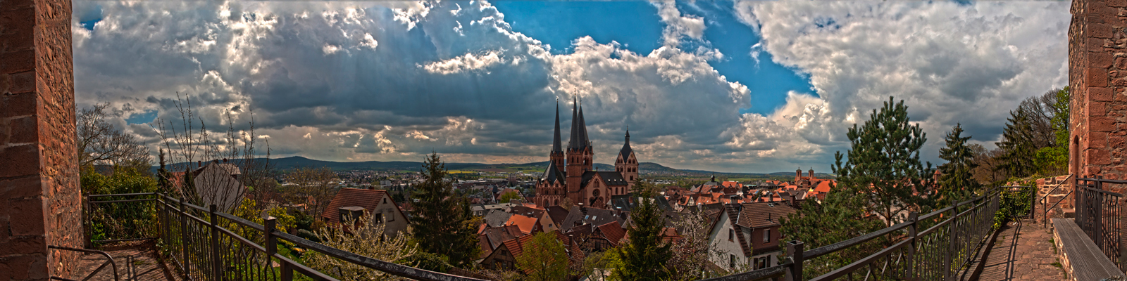 Panorama von Gelnhausen