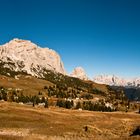 Panorama von Grödener Joch Richtung Osten