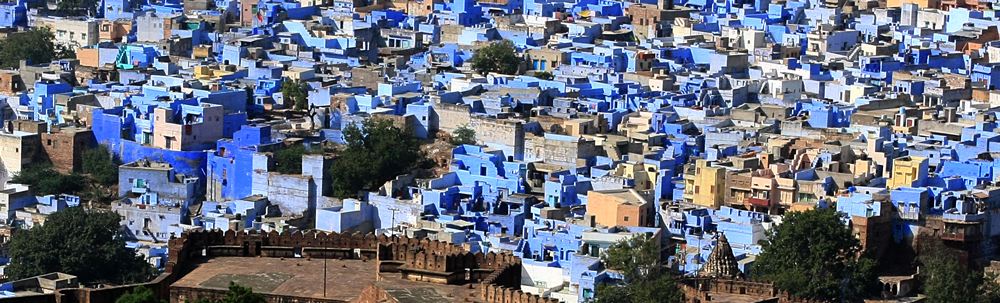 PANORAMA VON JODPUR-DIE BLAUE STADT