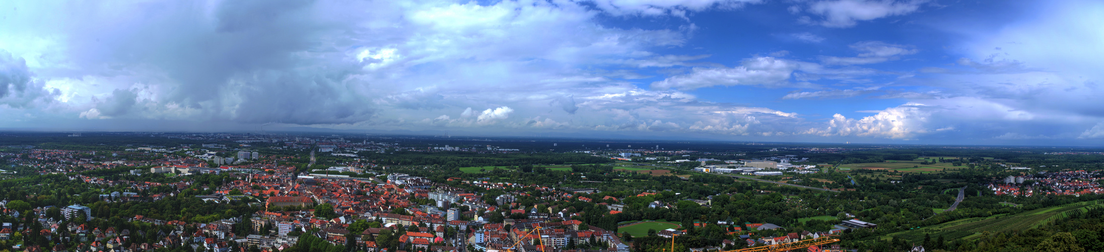 Panorama von Karlsuhe