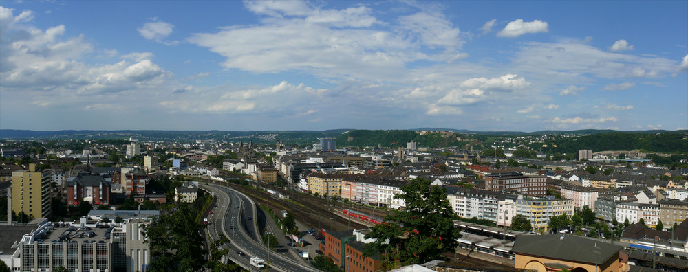 Panorama von Koblenz (mal von der anderen Seite)