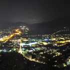 Panorama von Leoben bei Nacht