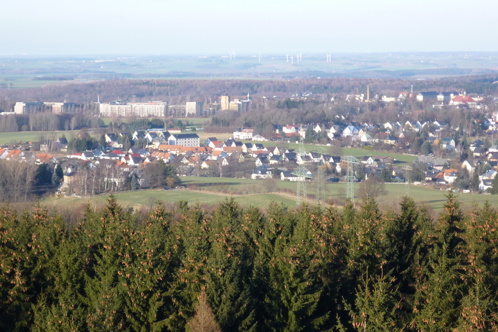 Panorama von Limbach-Oberfrohna