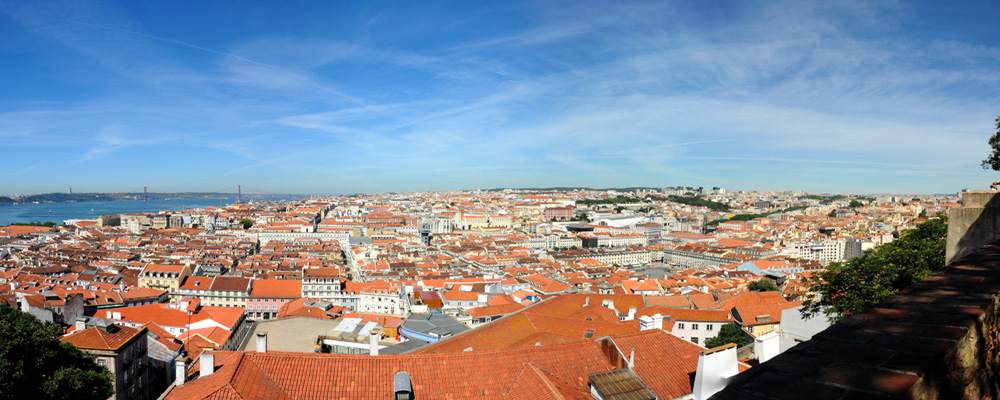 Panorama von Lissabon