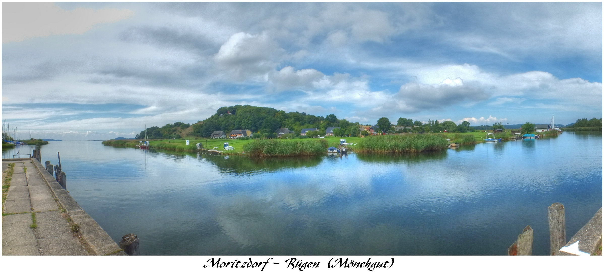 Panorama von Moritzdorf auf Rügen